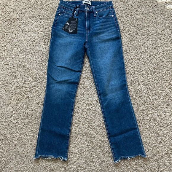 PAIGE Denim - NWT PAIGE High-Rise Cindy Straight Ankle Jeans